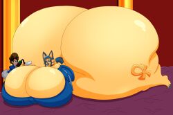 animal_crossing ankha ankha_kennedy_(user3345) anthro ass big_ass big_breasts breasts bubble_butt cleavage colossal_ass enormous_ass felid feline female gigantic_ass gigantic_breasts huge_ass huge_breasts hyper_ass hyper_breasts justin_(user3345) large_ass large_breasts lying male massive_ass massive_breasts tattoo tattoo_on_thigh thick_thighs thunder_thighs user3345 voluptuous wide_hips wine yellow_body