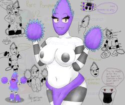 artist_request big_blue_bubble blowjob breasts gray_background my_singing_monsters no_humans paizuri penetration pomily pompom_(my_singing_monsters) rare_pompom reference_image roguerayquaza2547 tagme topless watermark