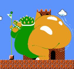 accessory anthro ass belly big_ass big_belly big_moobs bowser bracelet bubble_butt chip_at_night colossal_ass enormous_ass flagpole gigantic_ass huge_ass huge_belly hyper_ass hyper_belly koopa large_ass large_belly looking_back male male_focus male_only mario_(series) massive_ass moobs nintendo outdoors overweight overweight_male pixel_art super_mario_bros. super_mario_bros._(nes) thick_thighs twerking wide_hips