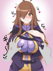 blush brainwashed brainwashing breasts femsub hatenamaru hypnosis hypnosis kono_subarashii_sekai_ni_shukufuku_wo! large_breasts long_hair mind_control spiral_eyes symbol_in_eyes unaware wiz_(konosuba)