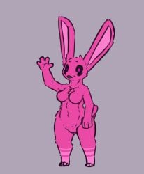 anthro breasts female hi_res lagomorph leporid mammal rabbit sarek_aran_desian solo