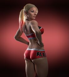 1girls 3d alexa_bliss arched_back ass banned_soda blonde_hair breasts cfnm clothed clothing female female_only fully_clothed long_hair makeup nxt petite petite_body piercing ponytail pose solo tight_clothing tight_fit topwear wrestling wwe wwe_2k wwe_2k22 wwe_2k23 wwe_diva