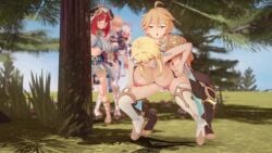 1boy 3d 4girls aether_(genshin_impact) ahe_gao ahegao animated being_watched big_breasts blonde_hair blushing blushing_profusely bottomless_female breasts brother_and_sister brother_penetrating_sister censored creampie cum cum_in_pussy cum_inside cumming cumming_together ejaculation fast_sex fast_thrusts fat_ass female female_penetrated from_behind genital_fluids genitals genshin_impact hetero holding impregnation_attempt impregnation_risk incest jean_gunnhildr koikatsu koro22 large_breasts lumine_(genshin_impact) male male/female male_penetrating male_penetrating_female mihoyo mosaic_censoring nilou_(genshin_impact) no_sound outdoor_sex outdoors outside_sex paimon_(genshin_impact) people_in_background pleasure_face power_display raw_sex rough_sex sex shorter_than_30_seconds siblings speedster spread_legs squatting squirting standing_sex straight super_speed tagme thick_thighs topless_female twincest twins unprotected_incest unprotected_sex vaginal_penetration vaginal_sex video watching watching_sex