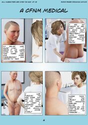 cfnm dominant_female dominatrix medical medical_play render stripped_naked tagme