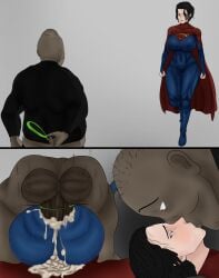 1boy 1boy1girl 1girls anal anal_sex big_ass big_balls big_breasts big_butt big_penis black_eyes black_hair cape crossover cum cum_in_ass cum_out_ass cumshot dc dc_comics dc_extended_universe eastern_and_western_character excessive_cum fat_man female fly flying fuhrer_ugly hair_loss huge_ass huge_balls huge_breasts huge_butt huge_cock kara_zor-el karen_starr kiss_on_lips kissing kryptonian kryptonite lips male mating_press nakaze005 one-punch_man pounding pounding_ass rape red_cape ring saliva student supergirl supergirl_(dceu) supergirl_(sasha_calle) thick_cum ugly_bastard ugly_man veiny_penis