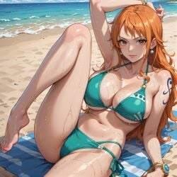 ai_fishball ai_generated female female_only nami_(one_piece) one_piece