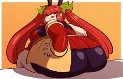 1girls axel-rosered bbw big_ass big_belly breasts bubble_butt chubby chubby_female fat fat_ass fat_belly fat_butt fat_female fat_thighs fat_woman female overweight overweight_female plump plump_ass plump_butt red_hair spicy_(flavor_rave) thick_thighs wide_hips