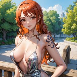 ai_fishball ai_generated female female_only nami nami_(one_piece) one_piece post-timeskip