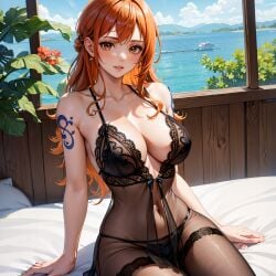 ai_fishball ai_generated female female_only nami_(one_piece) one_piece