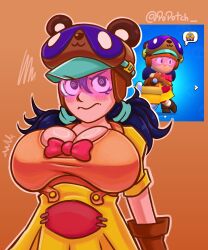 big_breasts brawl_stars jacky_(brawl_stars) popotch tagme tinted_eyewear