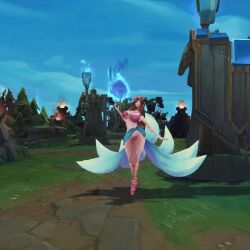 9_tails _nude ahri animated big_breasts custom_mod dance fox fox_ears fox_girl fox_tail grandmastersurgeon league_of_legends mod ninfrock nude_female nude_mod orb pussy solo solo_female sunglasses sunglasses_on_head transition