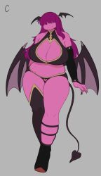 big_breasts breasts cleavage deltarune female huge_breasts susie_(deltarune) tagme thick_thighs underchikichan wide_hips