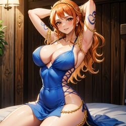 ai_fishball ai_generated female female_only nami_(one_piece) one_piece