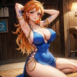 ai_fishball ai_generated female female_only nami_(one_piece) one_piece