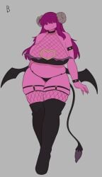 big_breasts breasts cleavage deltarune female huge_breasts susie_(deltarune) tagme thick_thighs underchikichan wide_hips