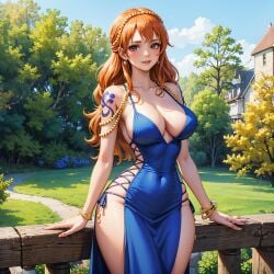 ai_fishball ai_generated female female_only nami nami_(one_piece) one_piece post-timeskip