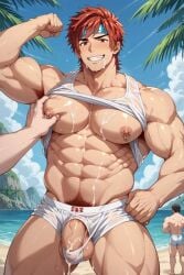 ai_generated bara bara_body bara_with_male_audience big_penis gay gay_male gay_masturbation large_penis male male/male male_masturbation male_only yaoi yaoi_with_female_audience yaoi_with_male_audience