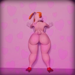 3d anthro anthro_only artist_request ass big_ass breasts female female_focus female_only furry furry_female furry_only lagomorph presenting presenting_ass rabbit sega solo solo_female sonic_(series) source_request vanilla_the_rabbit