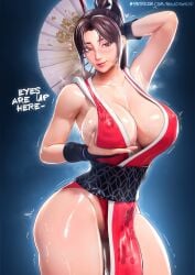 mai shiranui from fatal fury by mikadawn