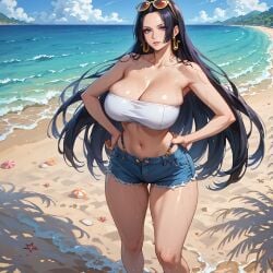 ai_fishball ai_generated boa_hancock female female_only one_piece whale_tail