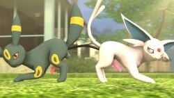 16:9 3d_(artwork) anal anal_sex animal_genitalia animal_penis ass balls canine_genitalia canine_penis digital_media_(artwork) duo eeveelution erection espeon feral feral_penetrated feral_penetrating generation_2_pokemon genitals hi_res male male/male mammal nintendo object_in_ass penetration penis pokemon pokemon_(species) sawert sex_toy sex_toy_in_ass sex_toy_insertion source_filmmaker_(artwork) umbreon widescreen