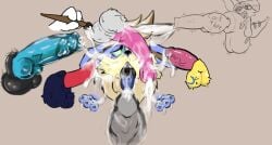anatomically_correct anatomically_correct_genitalia animal_genitalia animal_penis anon arcanine balls bat big_penis bodily_fluids body_worship brush bukkake canine_genitalia canine_penis casualredjerk cum cum_drenched cum_in_mouth cum_inside cum_on_face cum_on_mane cum_on_paw cumshot cumshot_in_mouth digital_media_(artwork) drawpile_(artwork) eeveelution ejaculation english_text feral generation_1_pokemon generation_2_pokemon generation_5_pokemon genital_fluids genital_worship genitals group huge_cock hybrid hyper hyper_genitalia hyper_penis lewdly_gibo looking_pleasured male male/male mammal mienfoo moonbat nico_(moonbat) nintendo oswald(rambunctious_ricky) paintbrush penile penis penis_on_face penis_worship pokemon pokemon_(species) rambunctious_ricky slysocx small_but_hung sox_(slysocx) steele_wheelie_(character) tapering_penis text tongue tongue_out umbreon yutz_(artist)