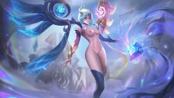 1girls female female_only heropans lunox_(mobile_legends) mobile_legends mobile_legends:_bang_bang naked nude nude_edit nude_female nude_filter solo