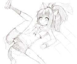 cameltoe cat_ears cat_tail catgirl disgaea disgaea_3 female nakanun nippon_ichi_software penis rutile_(disgaea) sketch spats spread_legs