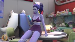 1girls 3d animated ass ass_expansion breast_expansion breasts expandinator female female_only hiccuping huge_ass huge_breasts inflation massive_ass massive_breasts moab overwatch solo solo_female sound tagme thigh_expansion torn_clothes video voice_acted widowmaker