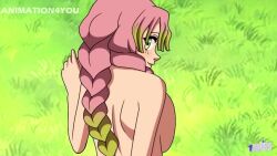 animated ass big_ass big_breasts bouncing_ass bouncing_breasts breasts cum demon_slayer doggy_style female female_penetrated green_eyes green_hair kanroji_mitsuri kimetsu_no_yaiba light_skin long_hair long_video longer_than_2_minutes naked nipples nude nude_female pink_hair sex sound tagme video