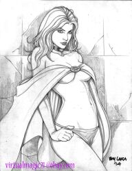 2014 2d black_and_white boy_lara breasts corset emma_frost female hellfire_club marvel marvel_comics panties pinup undressing white_queen x-men