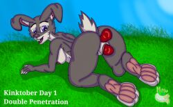 1boy 1girls absurd_res anal anthro diphallia diphallism disney double_penetration duo female genitals hi_res invalid_tag judy_hopps kink kinktober kinktober_2023 male mitsuthesune multi_genitalia multi_penis nsfw outdoors_sex page_1 penetration penis sex vaginal_penetration zootopia