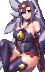 aged_up breasts cleavage desco disgaea disgaea_4 large_breasts monster_girl nippon_ichi_software sheita tentacle thick_thighs thighhighs thighs