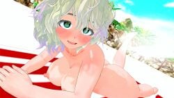 1girls ass breasts completely_nude completely_nude_female disheveled disheveled_hair effineffer female female_only flat_ass full_body full_breasts hagakure_tooru_(visible) koikatsu looking_at_viewer my_hero_academia naked naked_female nude nude_female on_stomach outdoor_nudity outdoors perky_nipples solo solo_female thick_nipples tooru_hagakure tooru_hagakure_(visible)