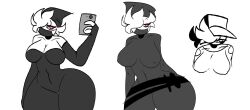 2d antdraws assassin_(bugmarble) big_breasts breasts buglatte bugspresso female female_focus lofiglade marblebit mask masked_female pixelsoda smolmarble thick thick_ass thick_hips thick_legs thick_thighs thighs