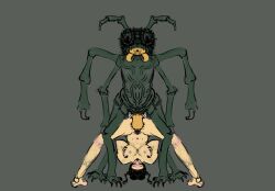 alien_genitalia alien_humanoid braids bug female feral_on_female flexible human human_female humiliation piledriver piledriver_position pussy pussy_insertion sex size_difference too_big twintails vaginal_insertion vaginal_penetration vaginal_sex
