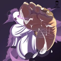 2d cum_on_feet feet foot_fetish ghost maximus21