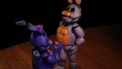 2023 2boys 3d 3d_(artwork) animatronic ass balls blue_body bonnie_(fnaf) bunny bunny_boy closed_mouth dick duo duo_focus erection fan_character fat fat_man felhesznelenev five_nights_at_freddy's fnaf gay gay_sex genitals grabbing_penis grey_body hands_on_hips hat imminent_sex male male_only nipples no_text open_eyes orange_body original_character penis penis_grab penis_out pink_nipples rabbit rabbit_boy richardbunbon robot robot_boy robot_on_robot testicles