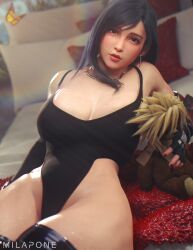 tifa lockhart from final fantasy by milapone