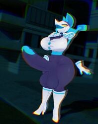 1futa 3d 5_fingers absurd_res anthro anthro_only big_ass big_balls big_breasts big_butt big_thighs blue_background blue_fur blue_hair blue_stripes blue_tip blue_tongue blush boots cally3d cat_ears chromatic_aberration clazzey collar cryptiacurves deltarune deltarune_chapter_2 electrical_plug eyelashes futa_only futanari garry's_mod gloves gm_construct heartbeat hi_res highres holding_penis huge_balls huge_cock looking_away no_sex open_mouth self_upload sfx smile solo solo_futa standing tail tasque_manager_(cryptiacurves) tasque_manager_(deltarune) throbbing throbbing_penis tongue tongue_out unzipped vest voluptuous voluptuous_female white_gloves yellow_eyes yellow_sclera