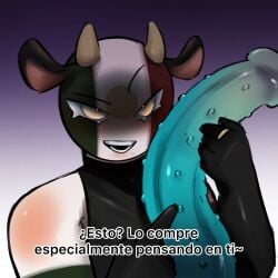 1girls countryhumans countryhumans_girl dildo female female_only idkcocco mexico_(countryhumans) spanish_text text