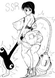 1girls big_ass big_breasts black_hair breasts bubble_butt curvy female huge_ass huge_breasts human hunter_x_hunter phantom_troupe pprk shizuku_murasaki short_hair shounen_jump sideboob solo tagme thick_thighs villainess voluptuous wide_hips