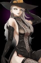 atlus breasts female female_only kurosususu looking_at_viewer persona persona_5 sae_niijima solo