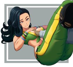 arm_grab arm_lock artist_request brazilian brazilian_female breasts capcom female jiu_jitsu laura_matsuda street_fighter street_fighter_v submission submission_hold