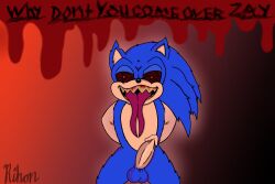 1boy 2023 2_tongues animal_ears animal_genitalia animal_humanoid anthro arms_behind_back art_trade asking_for_it balls black_sclera blue_body blue_fur cat_ears demon demon_boy demon_hedgehog ear eulipotyphlan floweey fluffy fur glistening glistening_penis half-closed_eyes hedgehog hedgehog_humanoid inviting inviting_to_sex inviting_viewer legs_apart looking_at_viewer male male_only on_knees penis pointy_ears red_eyes rihonart sega sharp_teeth short_male solo_male sonic.exe sonic.exe_(character) sonic.exe_(series) sonic_(series) sonic_the_hedgehog sonic_the_hedgehog_(series) spikes split_tongue staring_at_viewer talking_to_viewer tongue