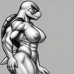 1girls 2020s 2023 ai_generated anthro female female_only frosting.ai muscular_female naked naked_female nude nude_female scalie scalie_humanoid scalieton self_upload teenage_mutant_ninja_turtles turtle turtle_humanoid