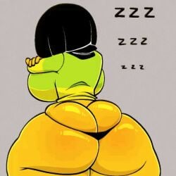 2d 2d_animation 5hitzzzu animated ass ass_cleavage ass_window big_ass big_breasts big_butt boombita breasts butt_crack clothed clothing color deltarune female funcu funculicious huge_ass huge_butt jiggling_ass kris_(deltarune) kris_female_(deltarune) meatcuteshii pinkbobatoo short_playtime sideass sideboob simple_background skiddioop sleeping solo stereodaddy striped striped_clothing striped_shirt tagme thick_thighs undertale_(series) wide_hips wide_load zzz