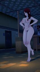 1girls 3d 3d_(artwork) ass bare_legs barefoot big_ass big_breasts blush breasts bubble_butt busty completely_naked completely_nude completely_nude_female confident curvy effineffer evening exhibitionism exposed feet female female_focus female_only female_pervert full_body huge_breasts human koikatsu large_ass large_breasts legs long_hair looking_pleasured matching_hair_and_eye_color megami_tensei mitsuru_kirijo naked naked_female naughty_face navel night nipples nude nude_female pale_skin persona persona_3 pose posing pussy red_eyes red_hair seductive showing_off solo solo_female thick_thighs thighs
