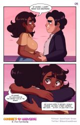 cartoon_network comic connie_maheswaran english_text female gem_(species) page_5 page_number patreon_username steven_quartz_universe steven_universe suavicreamdraws tagme twitter_username