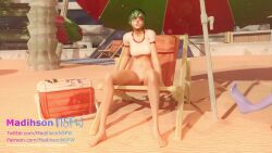 2girls 3d animated beach beach_chair big_ass big_breasts bikini blue_hair breasts buttplug censored feet fingerless_gloves funny genital_fluids green_hair kiriko_(overwatch) longer_than_one_minute madihsonnsfw mp4 nipples overwatch overwatch_2 rubyredva self_upload sex_toy sleeping sound sunglasses tagme vaginal_insertion vaginal_penetration video violet-skinned_female violet_skin widowmaker yuri